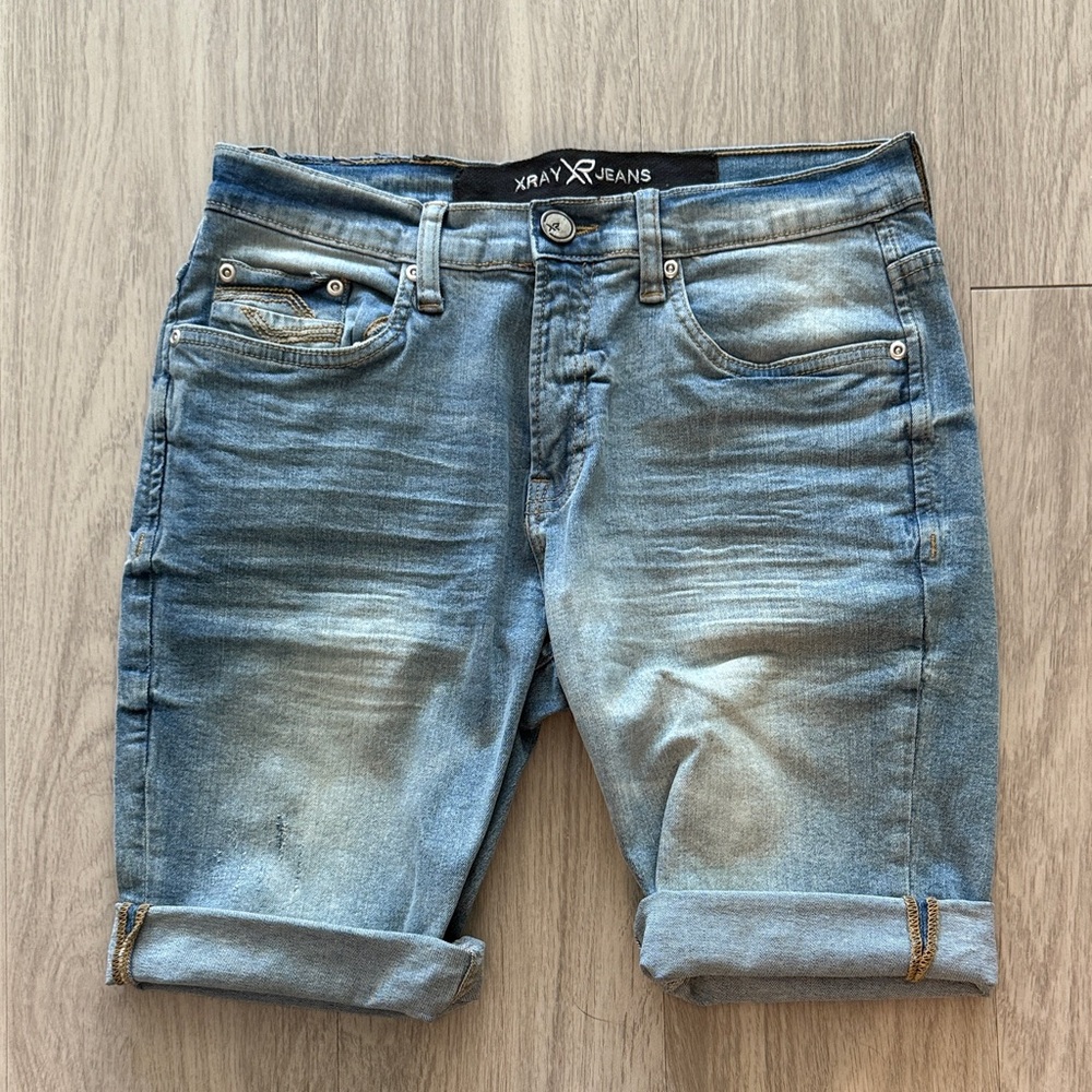 Xray Jeans Men's Blue Denim Shorts